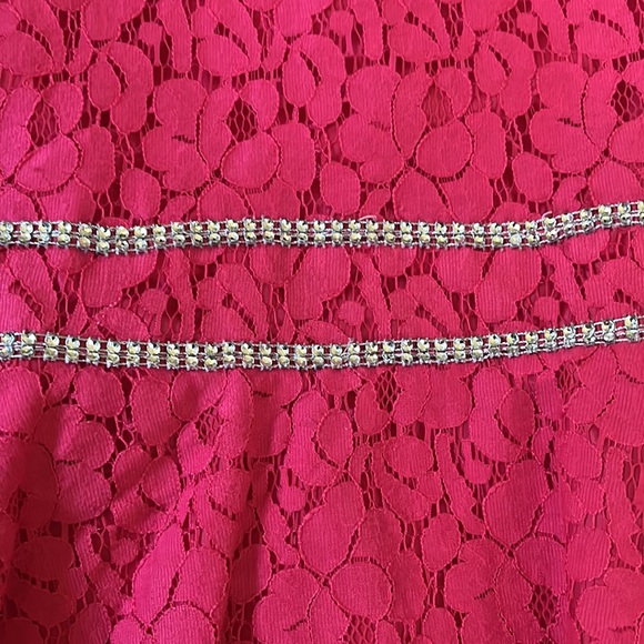 Hot Pink Girls Dress - Picture 3 of 9